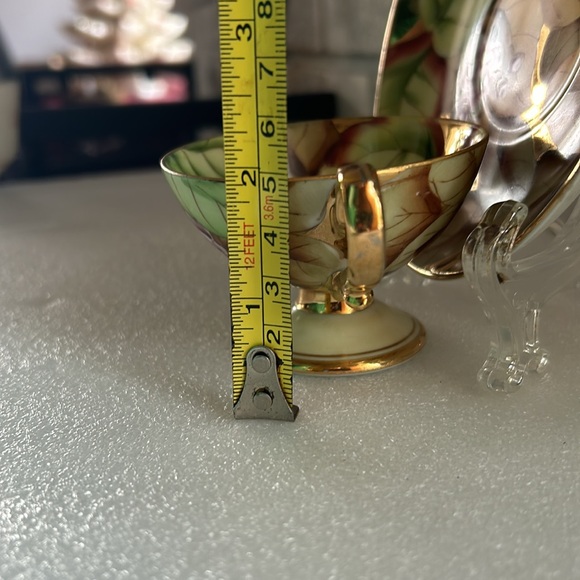 Lefton Demitasse Cup and Saucer - Picture 5 of 7